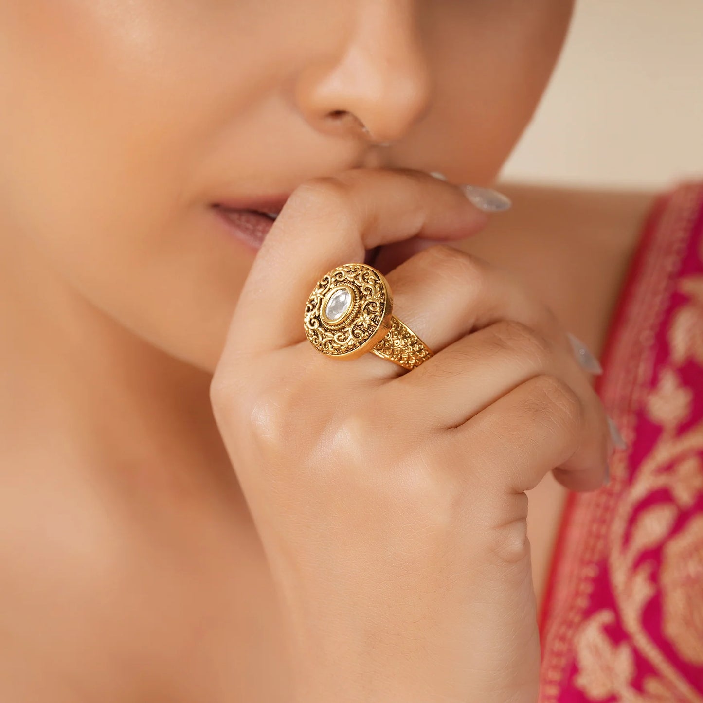 Antara Polki Diamond Ring