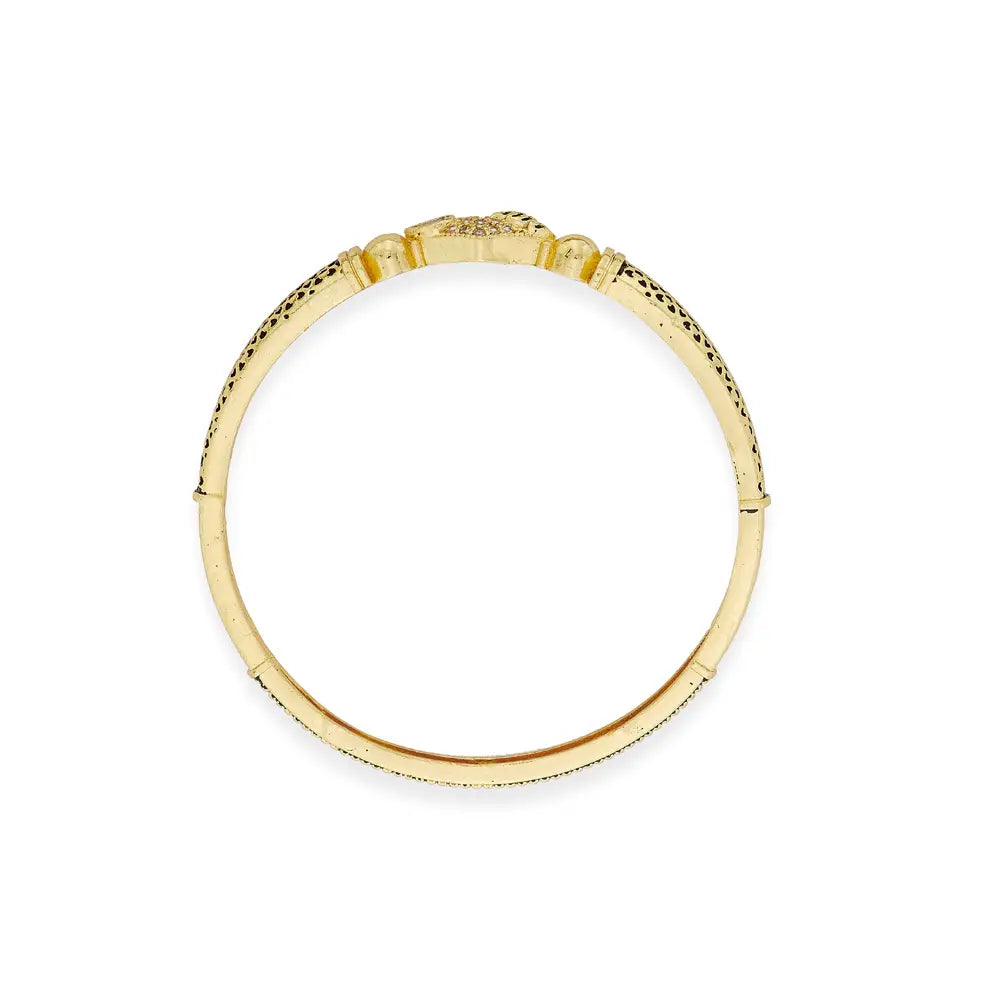 Aaravi Hammered Texture Bangle Set