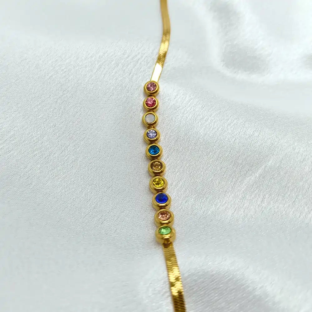 Antique gold stone elegant bangle set for women