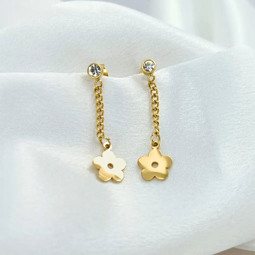 Antique gold plated pearl drop stone jhumka earring for women