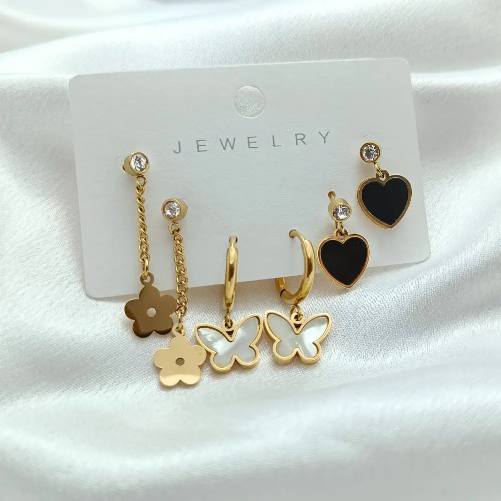 Cute Stone Peacock Stud Earring