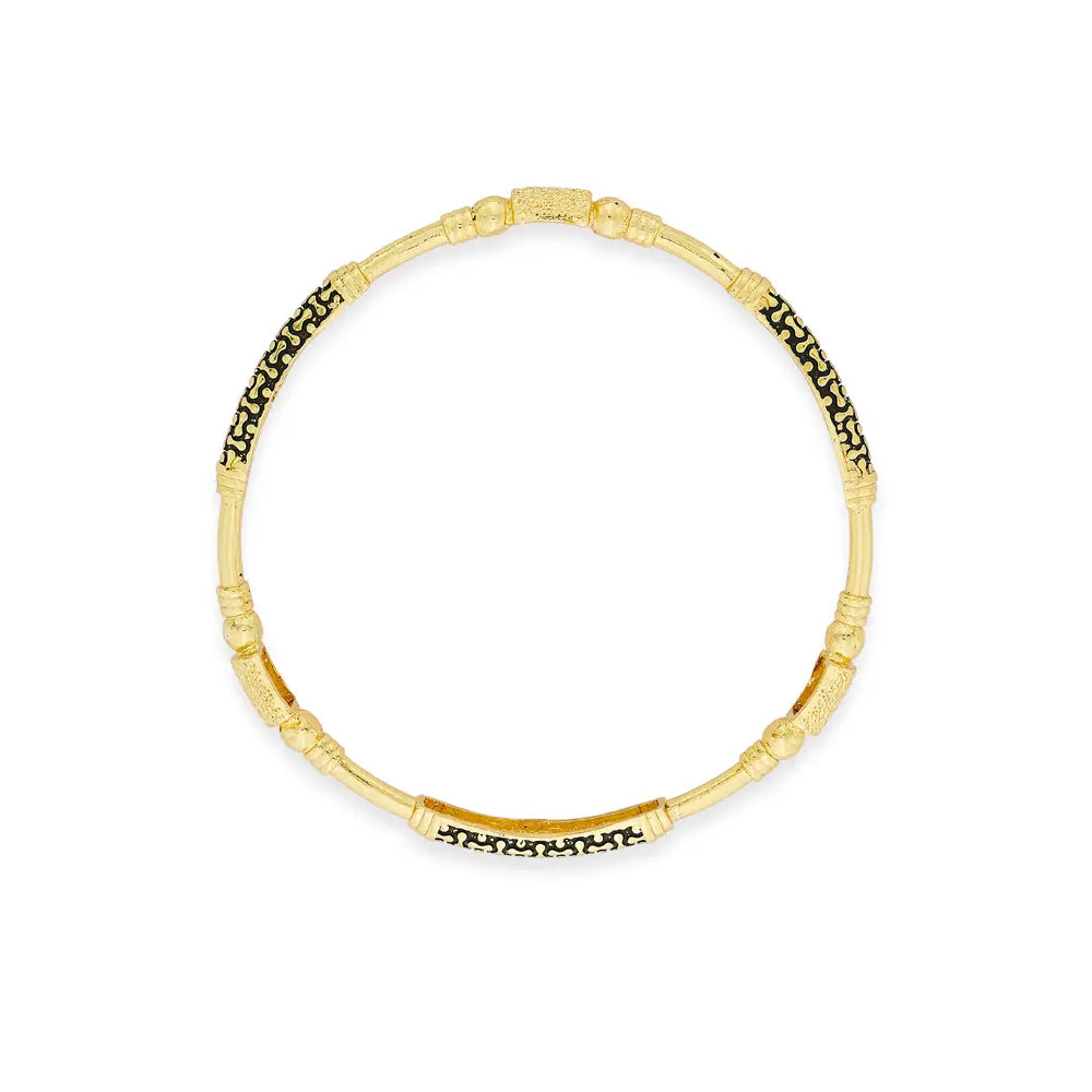 Rajvi Engraved Bangle Set