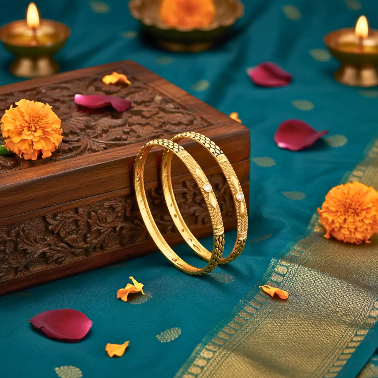 Mrugali Bangle Set