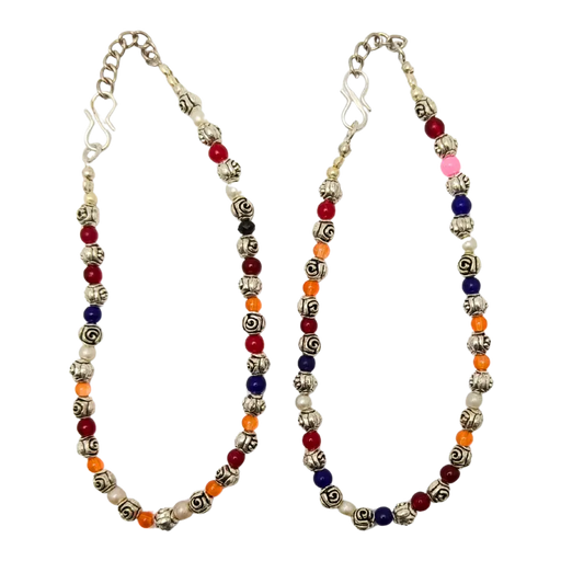 Jiyavi's "Desert Sands" Oxidised Anklet  for woman
