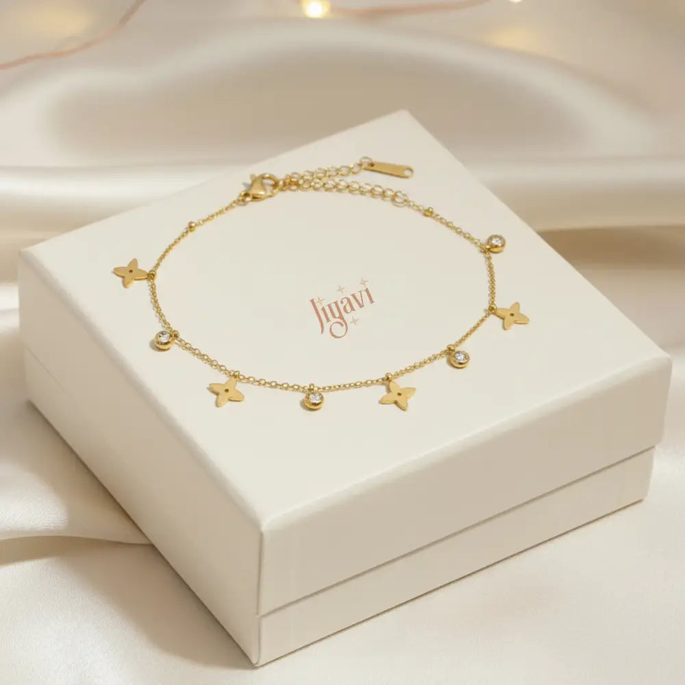 Lucky Bloom Charm Bracelet
