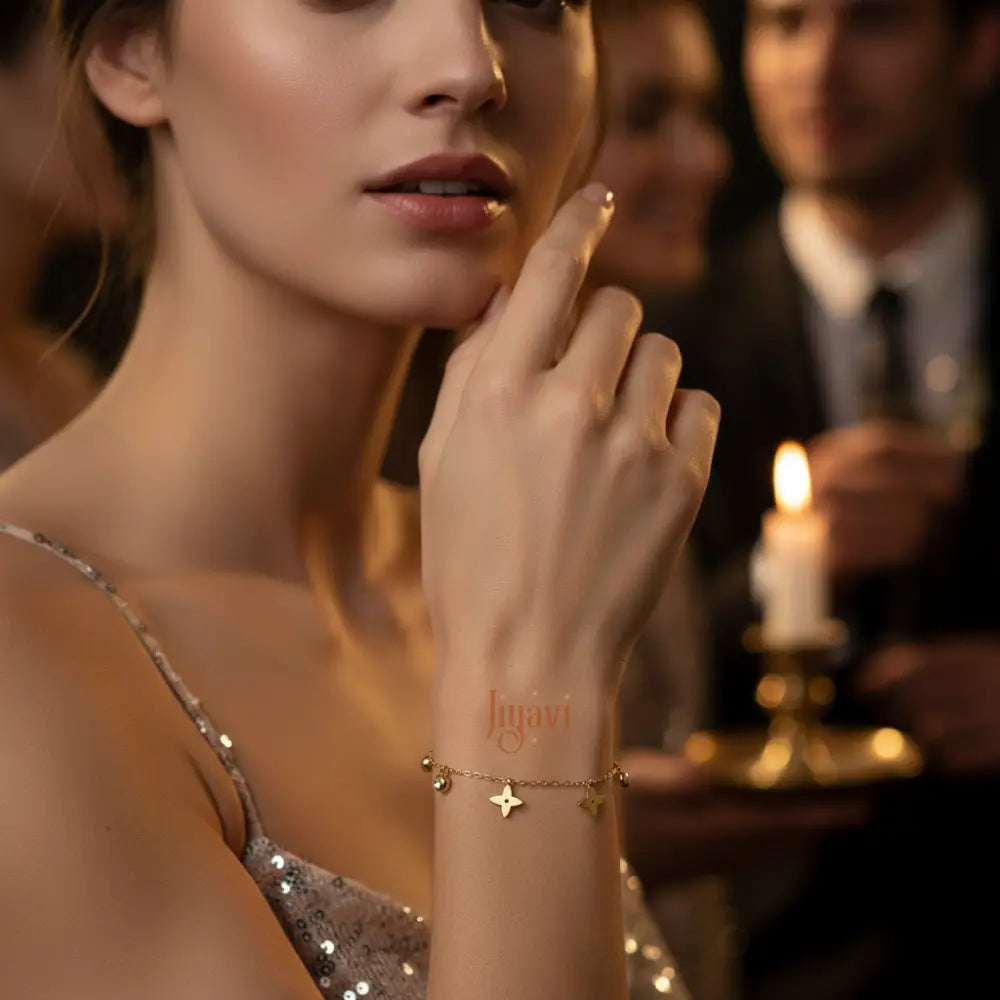 Lucky Bloom Charm Bracelet