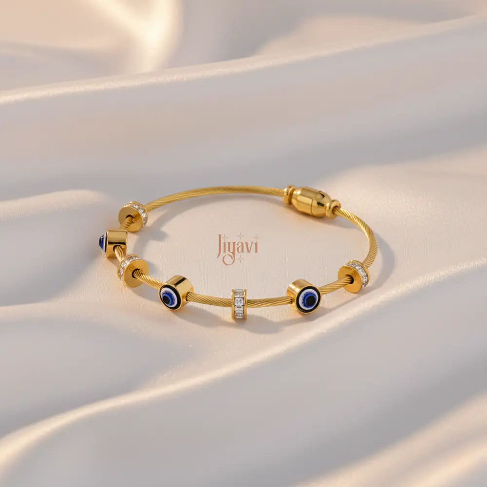 Jiyavi's Demi-Fine Evil Eye Bracelet