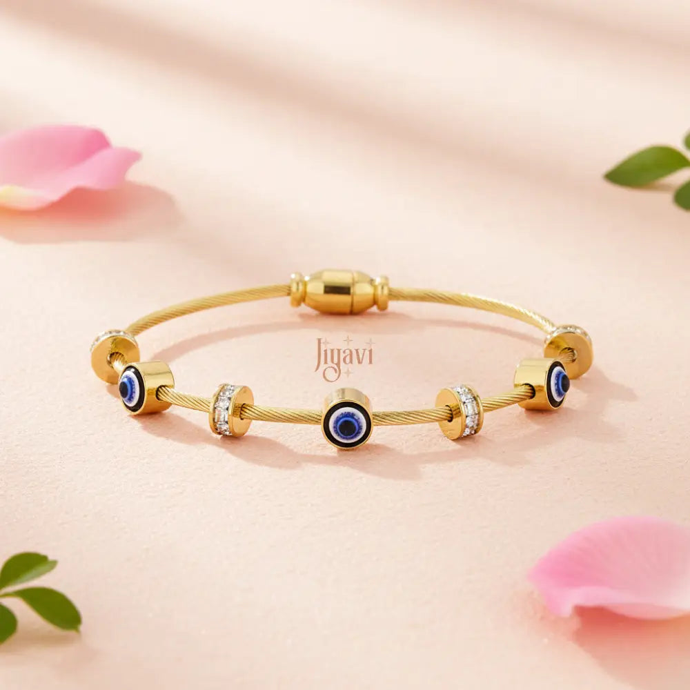 Jiyavi's Demi-Fine Evil Eye Bracelet