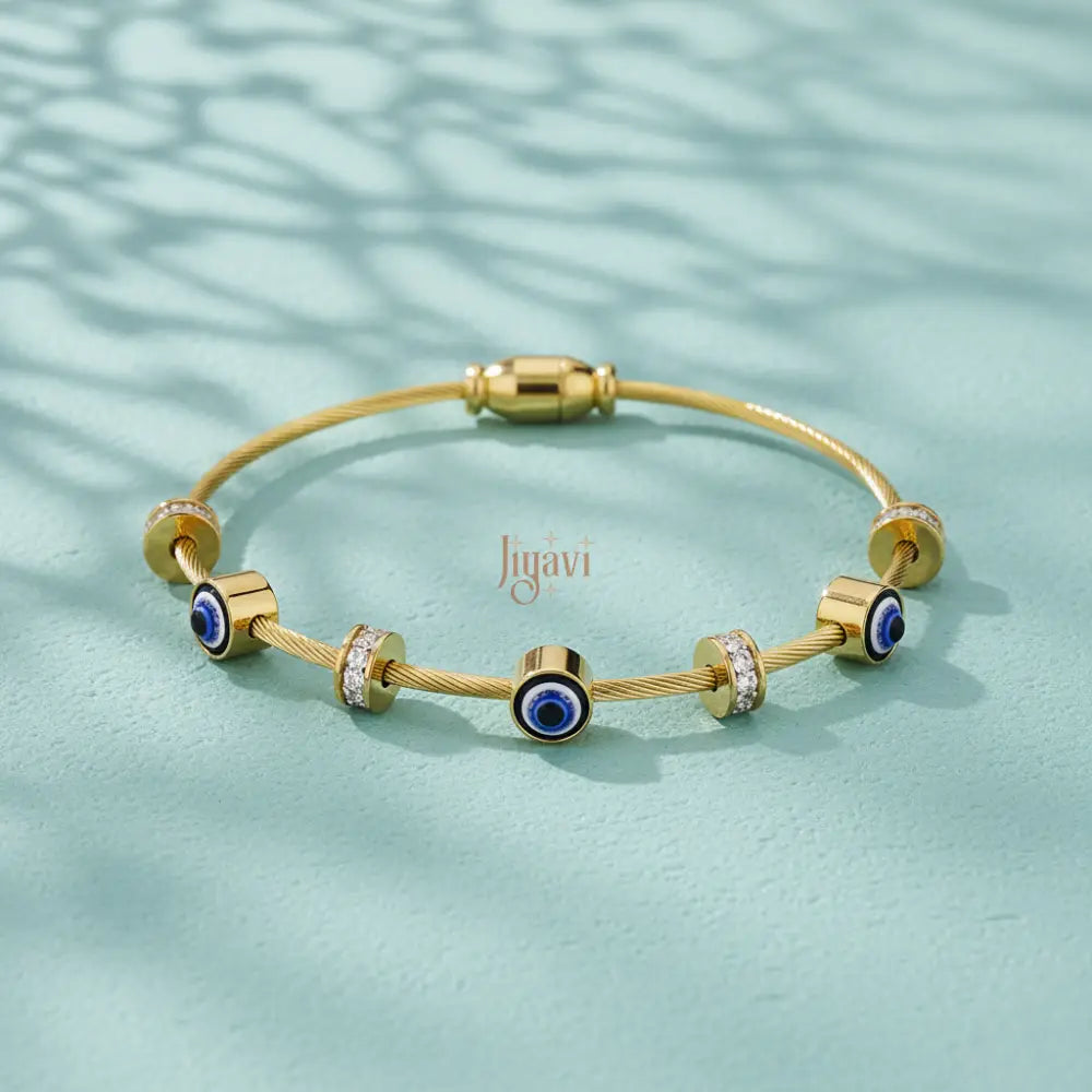 Jiyavi's Demi-Fine Evil Eye Bracelet