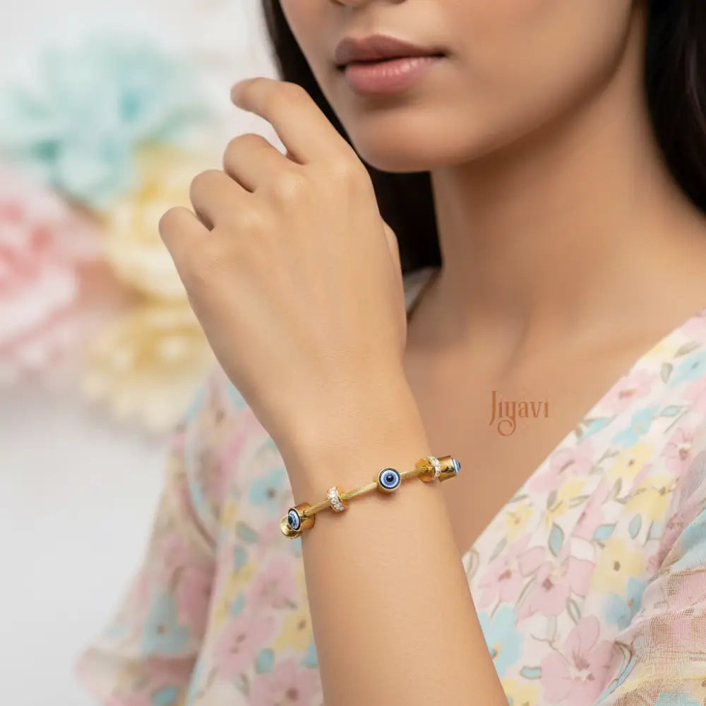 Jiyavi's Demi-Fine Evil Eye Bracelet