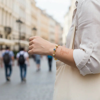 Jiyavi's Demi-Fine Evil Eye Bracelet