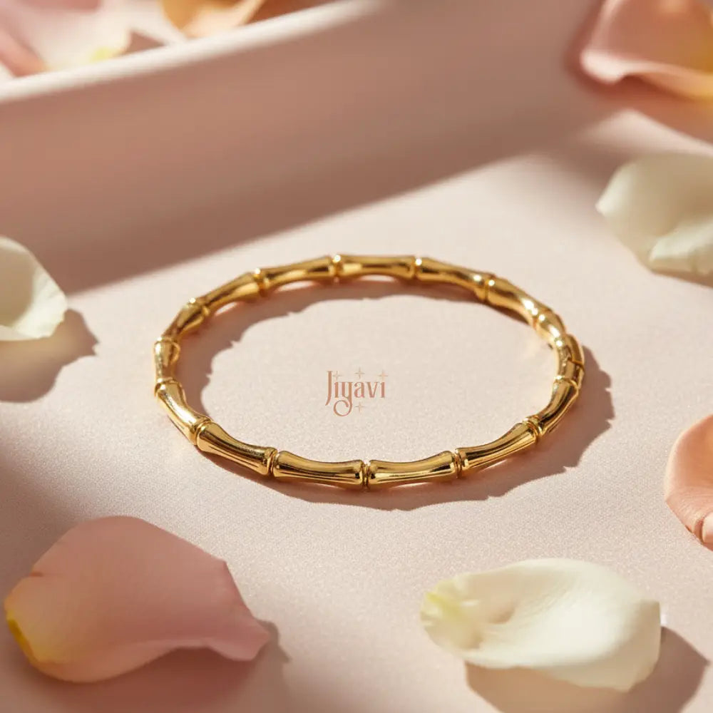 Golden Bamboo Bracelet