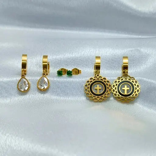 Cute gold plated earring for women