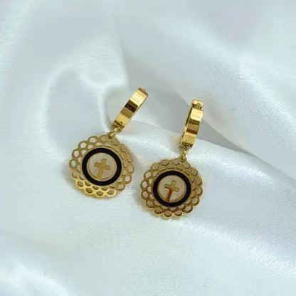 Jiyavi's Demi-Fine "Divine Glow" Anti-Tarnish Earring Combo