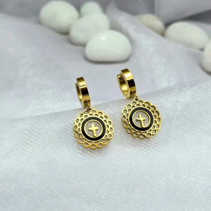 Jiyavi's Demi-Fine "Divine Glow" Anti-Tarnish Earring Combo