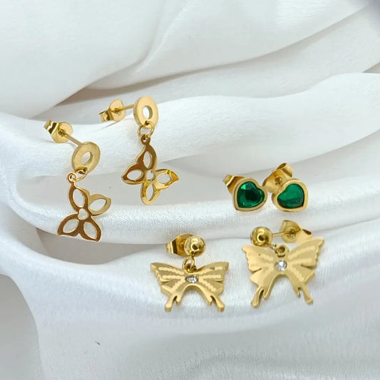 Beautiful antique gold plated earring for women