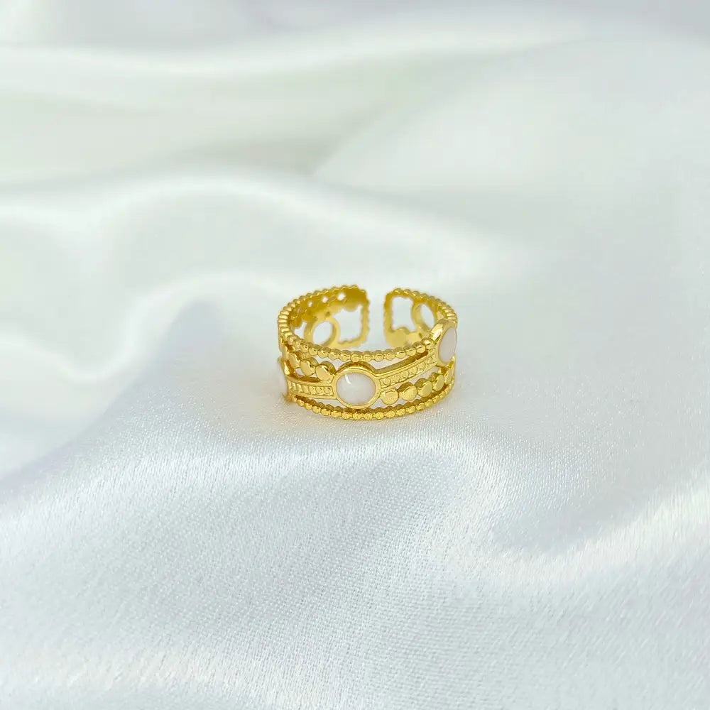 Jiyavi's Demi-Fine "Celestial Band" Adjustable Ring for woman