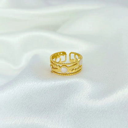 Jiyavi's Demi-Fine "Celestial Band" Adjustable Ring for woman