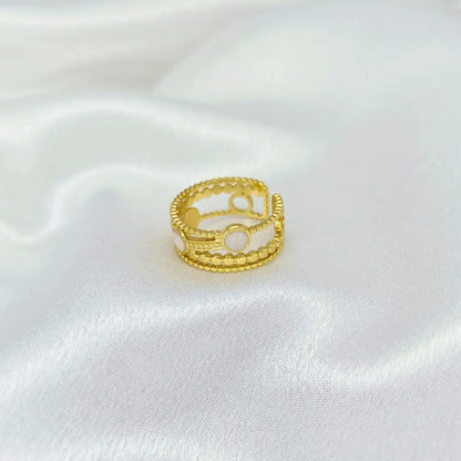 Jiyavi's Demi-Fine "Celestial Band" Adjustable Ring for woman