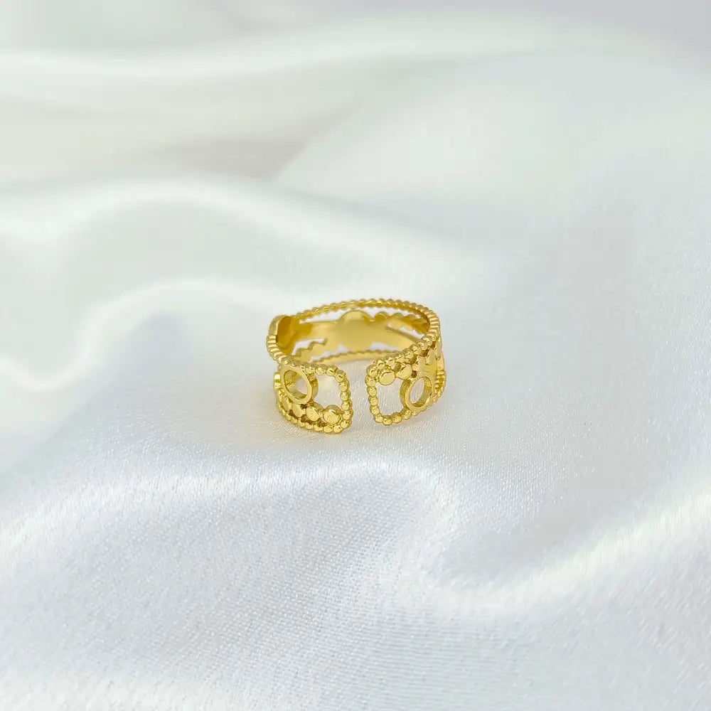 Jiyavi's Demi-Fine "Celestial Band" Adjustable Ring for woman