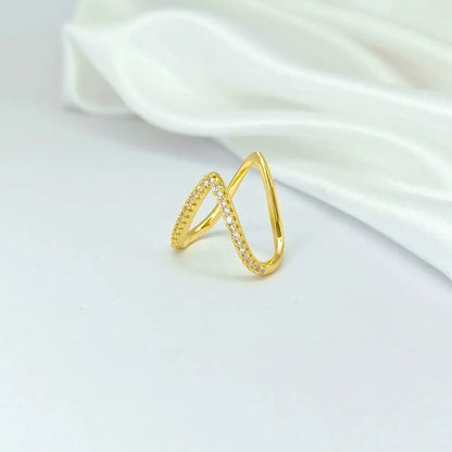 Jiyavi's Demi-Fine "Starry Vanki" Adjustable Ring for woman