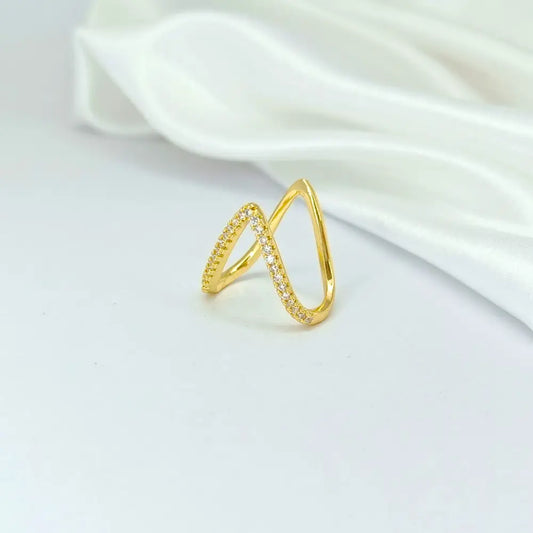 Jiyavi's Demi-Fine "Starry Vanki" Adjustable Ring for woman