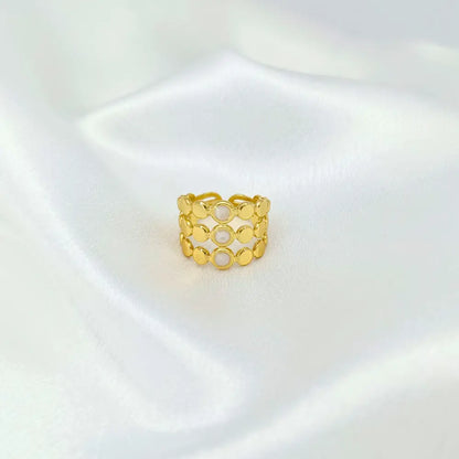 Jiyavi's Demi-Fine "Lunar Orbit" Adjustable Ring for woman